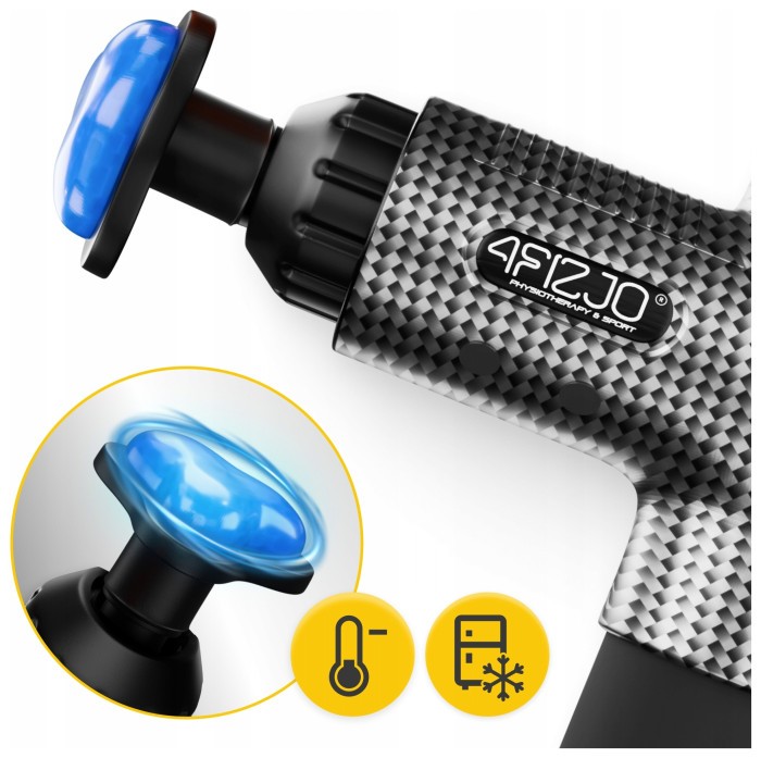 Ручной перкуссионный массажер 4FIZJO Massage Gun Ultra Cool Edition 100 Вт массажный пистолет (P-5905973401470)
