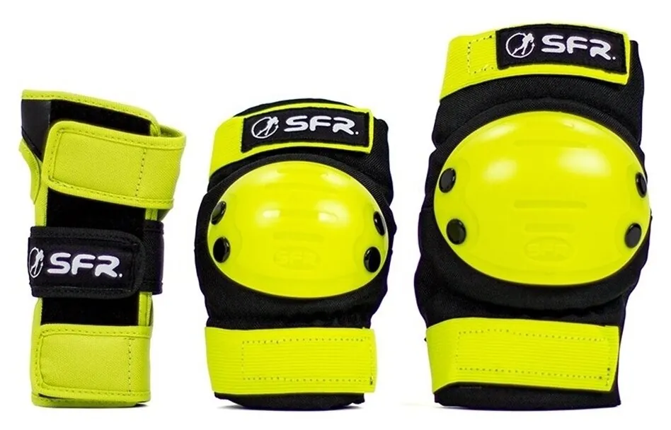 Захист набір SFR Ramp Jr black-lime (M)