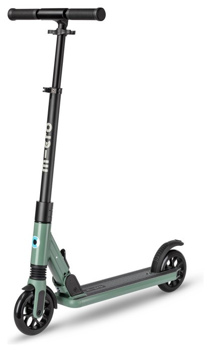Самокат MICRO серії "Sprite Suspension" - ОЛИВКОВИЙ (складаний, до 100 кг (kg), двоколісний), укр, укр