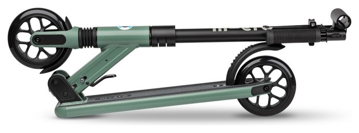 Самокат MICRO серії "Sprite Suspension" - ОЛИВКОВИЙ (складаний, до 100 кг (kg), двоколісний), укр, укр