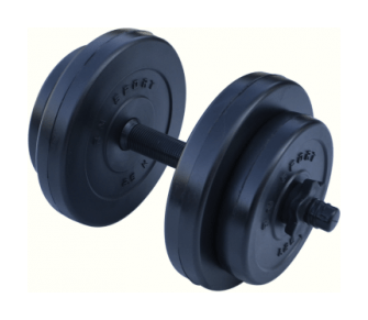 Гантель композитний RN-Sport 8 кг - 1 шт.