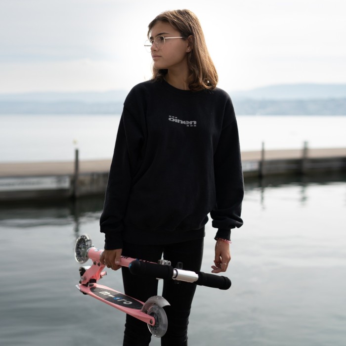 Самокат MICRO серии "Sprite LED" - НЕОНОВАЯ РОЗА (сложный, до 100 kg, двухколесный, свет)