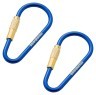 Munkees 3201 карабин Mini Link 3 mm x 48 mm (пара) dark blue Фото - 1