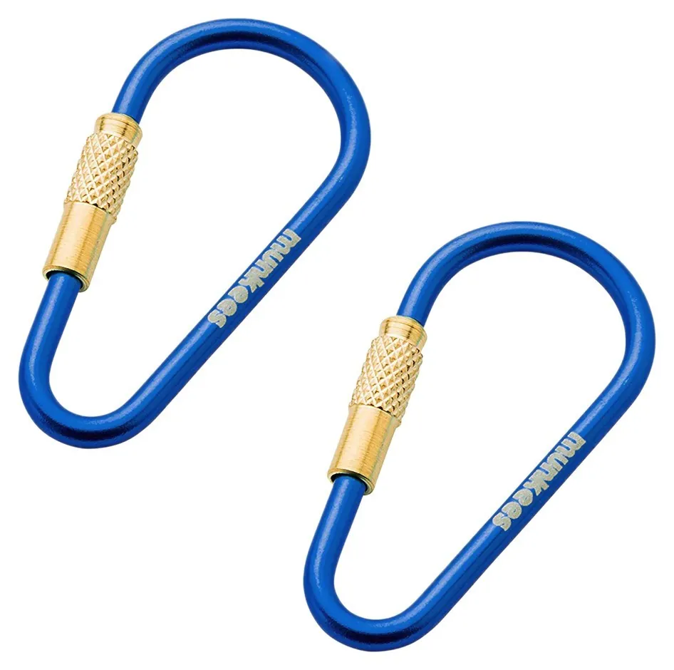 Munkees 3201 карабін Mini Link 3 mm x 48 mm (пара) dark blue (3201-DB)