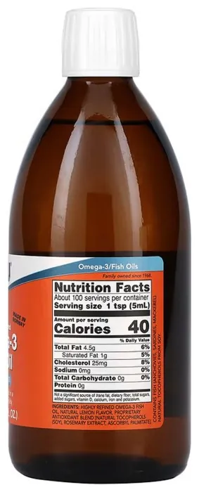 Omega-3 Fish Oil Liquid - 500ml