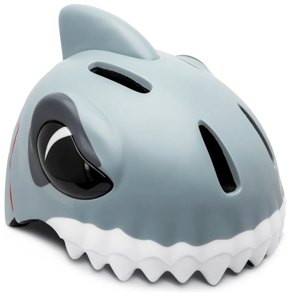 Шолом Crazy Safety Grey Shark (23,5 см x 19,5 см x 18,5 см 49-55 см регульований Сірий)