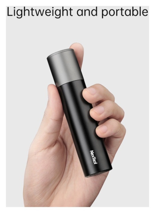 Кишеньковий ручний акумуляторний ліхтар Nextool Zoom Flashlight, 150 лм, алюмінієвий корпус (NE20162, NE20163)