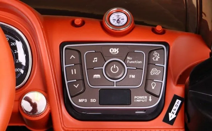 Дитяча акумуляторна машинка Bentley Bentayga Чорна
