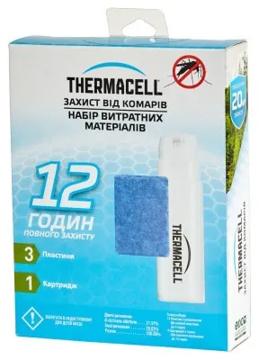 Картридж от комаров Thermacell (1200.05.40) R-1 Mosquito Repellent Refills 12 часов 2025