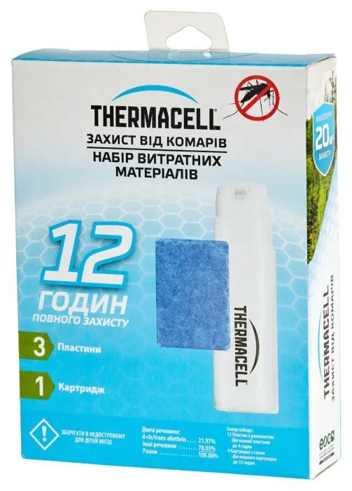 Картридж от комаров Thermacell (1200.05.40) R-1 Mosquito Repellent Refills 12 часов 2025