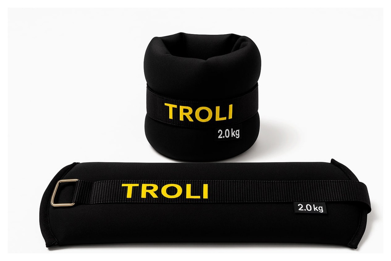 Утяжелители для рук и ног по 2 кг = 4 кг (538) Bavar Sport (черный)