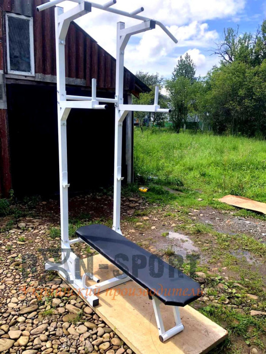 Комплекс (5в1) 50х50 мм - Лава для жиму, турнік, прес, бруси