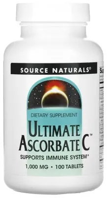 Ultimate Ascorbate C™ 1000mg - 100 tabs (Поврежденная этикетка)