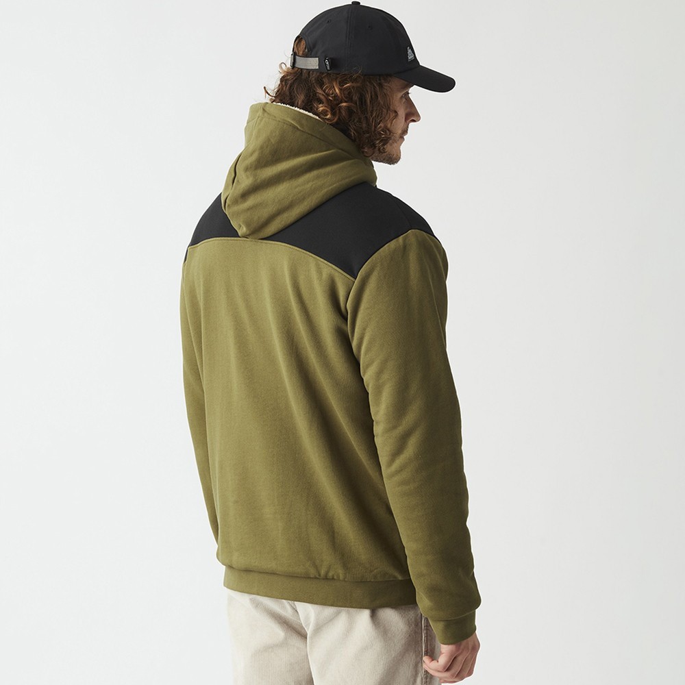 Picture Organic женская толстовка Basement Plush Zip tobacco L