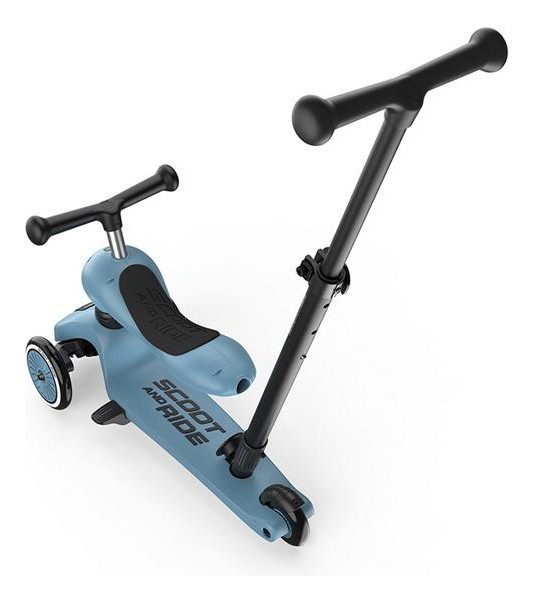 Самокат Scoot and Ride серії Highwaykick-1 Push and Go сіро-синій, до 5років, укр, укр