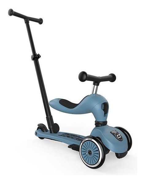 Самокат Scoot and Ride серії Highwaykick-1 Push and Go сіро-синій, до 5років, укр, укр