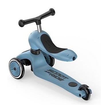 Самокат Scoot and Ride серії Highwaykick-1 Push and Go сіро-синій, до 5років, укр, укр