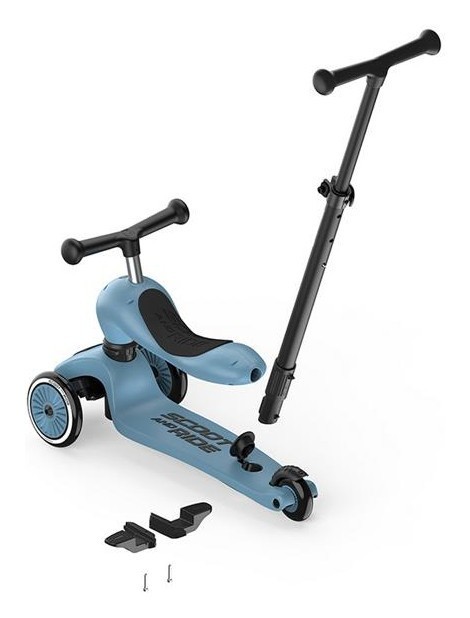 Самокат Scoot and Ride серії Highwaykick-1 Push and Go сіро-синій, до 5років, укр, укр