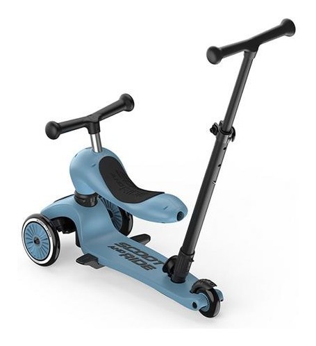 Самокат Scoot and Ride серії Highwaykick-1 Push and Go сіро-синій, до 5років, укр, укр