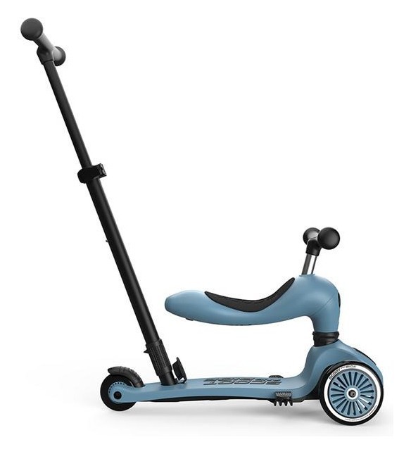 Самокат Scoot and Ride серії Highwaykick-1 Push and Go сіро-синій, до 5років, укр, укр