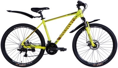 Велосипед AL 26" Discovery BASTION DD CS рама-18" желтый 2025