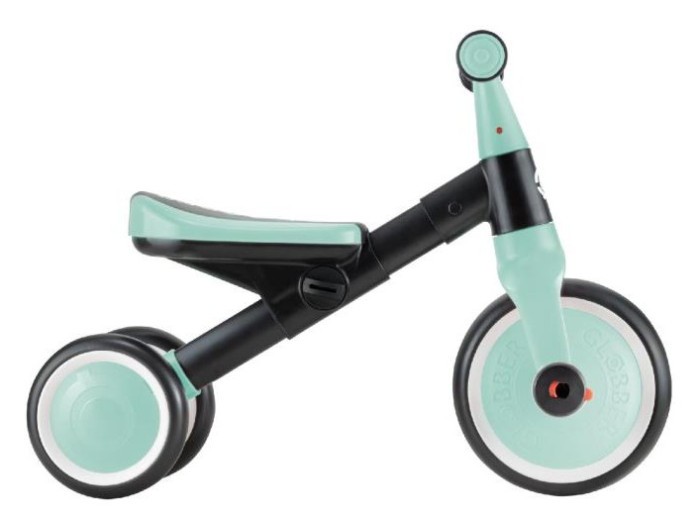 Велосипед дитячий GLOBBER серії LEARNING TRIKE 2в1, м'ятний, до 20кг, 3 колеса, укр, укр