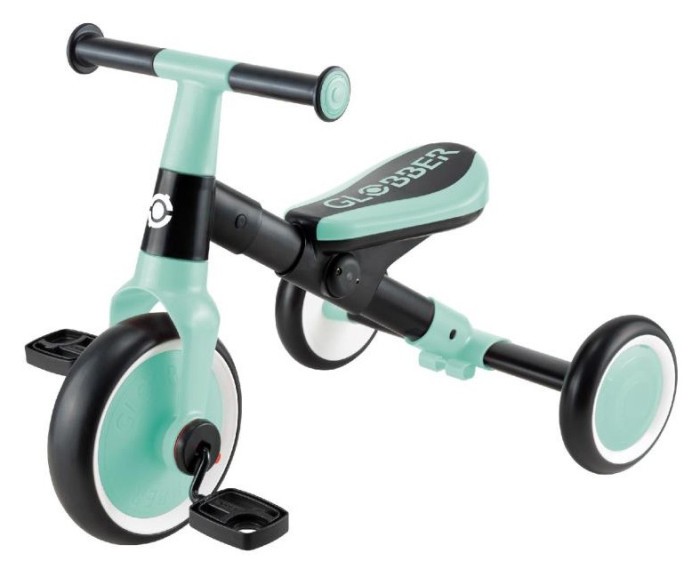 Велосипед дитячий GLOBBER серії LEARNING TRIKE 2в1, м'ятний, до 20кг, 3 колеса, укр, укр