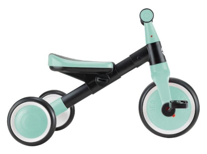 Велосипед дитячий GLOBBER серії LEARNING TRIKE 2в1, м'ятний, до 20кг, 3 колеса, укр, укр