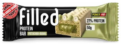 Filled Bar 27% - 10x50g Pistachio Dubai
