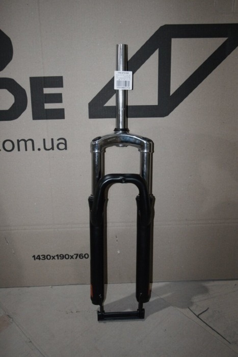 Вилка 27.5" ST 1-1/8" AM disc шток-215мм чорно-червоний (пошкодження ЛКП), укр, укр