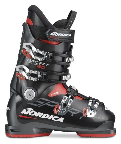 Черевики гірськолижні Nordica SPORTMACHINE 80 40.5 (260мм) Black/anthracite/red (050R4601-WRH), укр