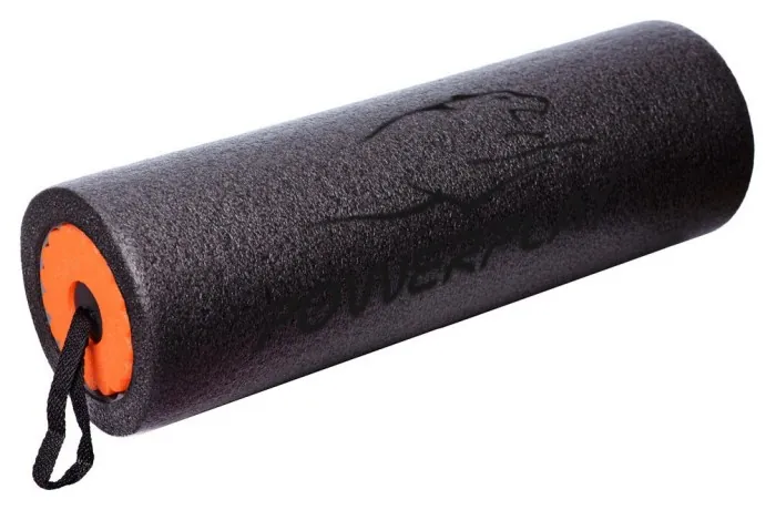 Набір 3в1 масажний ролик (ролер) PowerPlay 4022 Therapy Roller Чорно-помаранчевий