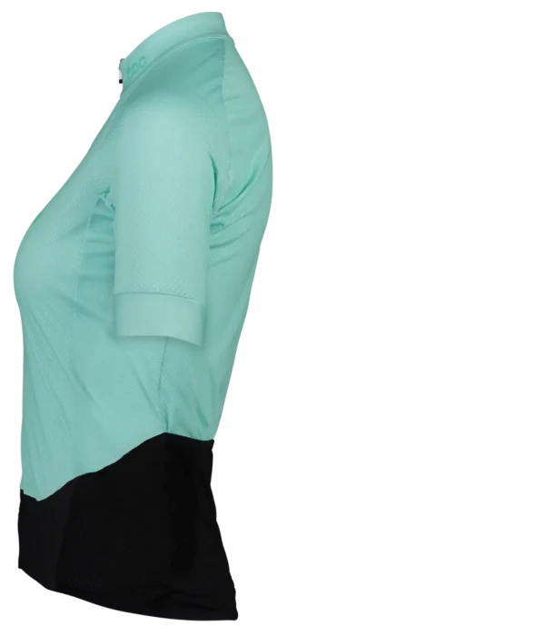 Джерсі жіноче POC W's Essential Road Logo jersey, Lt Fluorite Green/Fluorite Green, L