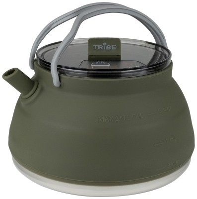 Чайник Tribe Collapsible Kettle 1,5 л силіконовий T-FF-0026, olive