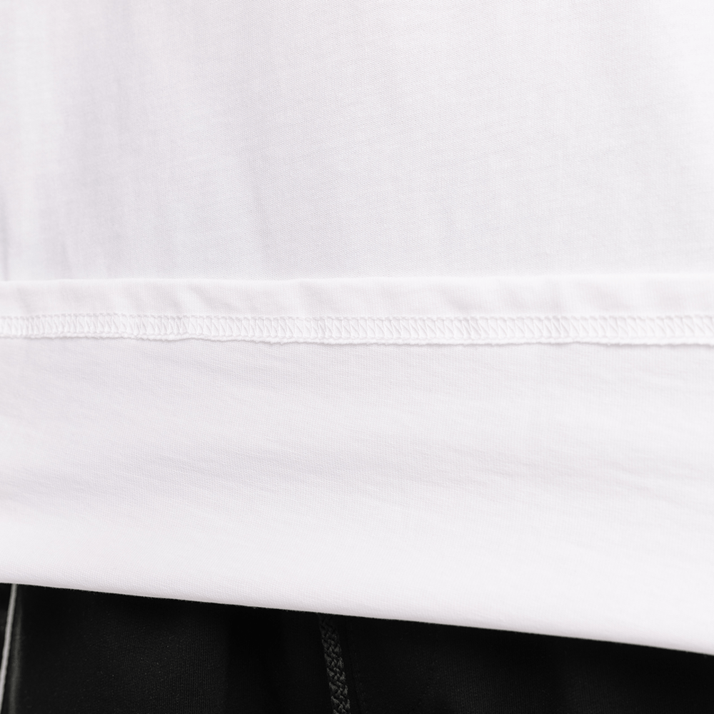 Молочная футболка. Футболка мужская оверсайз. Базовая футболка Pobedov Onyx