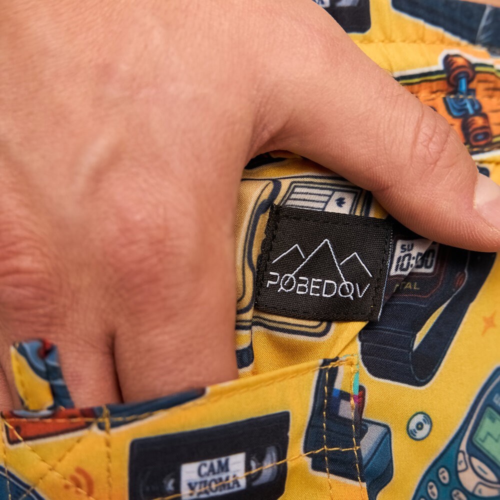 Принтовані чоловічі шорти для плавання Pobedov Pool day Patern, укр, укр