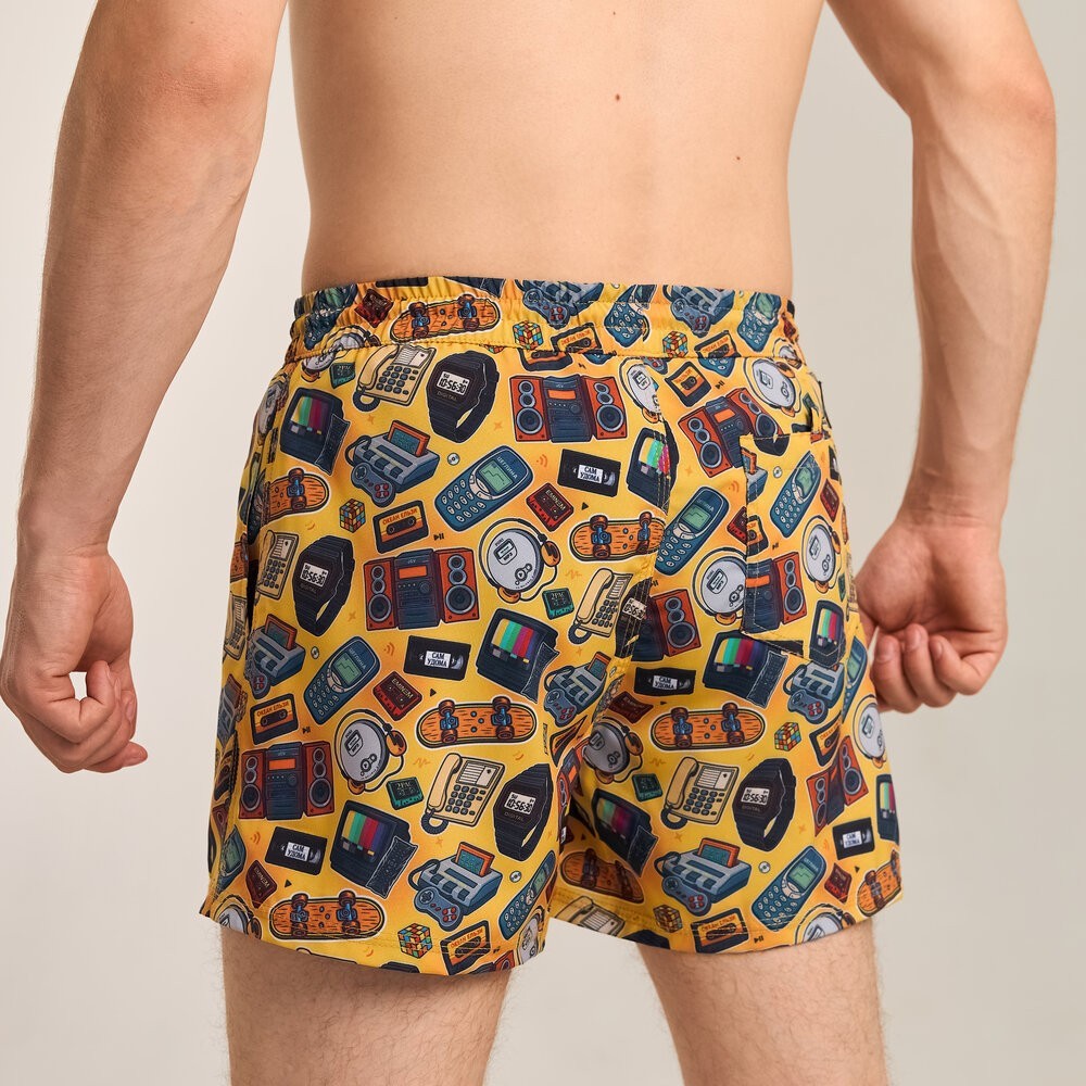 Принтовані чоловічі шорти для плавання Pobedov Pool day Patern, укр, укр