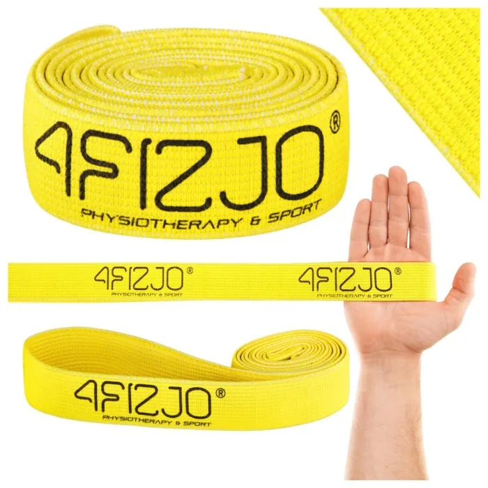 Еспандер-петля 4FIZJO Flex Power Band із тканини 27-35 кг Yellow (P-5907739313126)