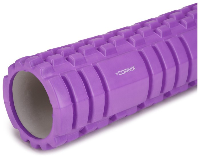 Масажний ролик Cornix EVA 45 x 14 см (валик, роллер) XR-0042 Violet