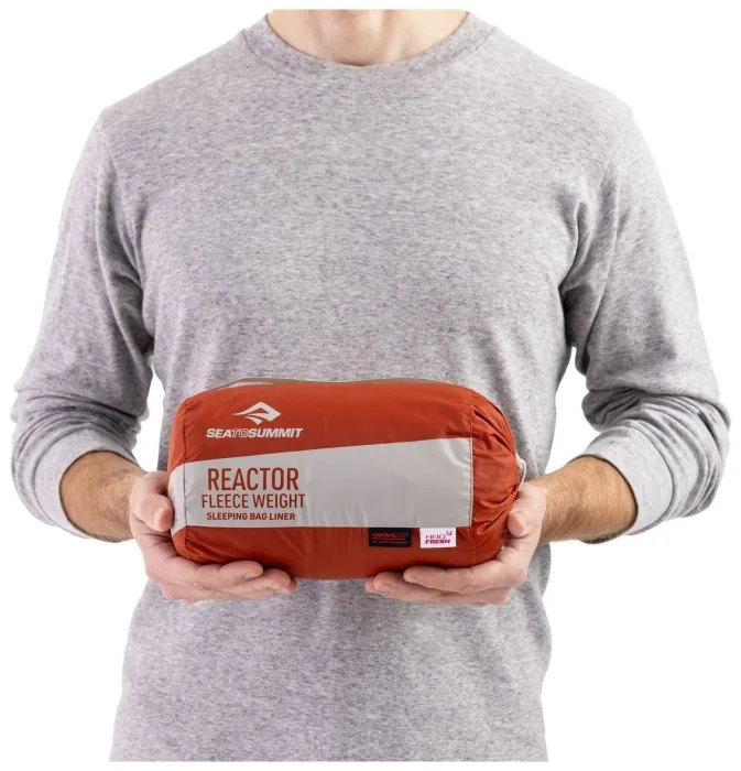 Вкладиш в спальник Sea to Summit Reactor Fleeceweight Liner, Regular 185 см, Picante