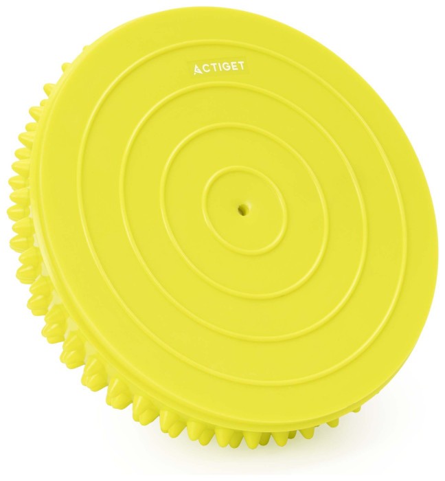 Півсфера масажна балансувальна Actiget Balance Pad 16 см 2 шт масажер для ніг, стоп ACT0118 Yellow