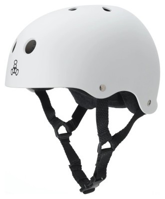 Шолом Triple8 The Heed White Rubber (XXL)