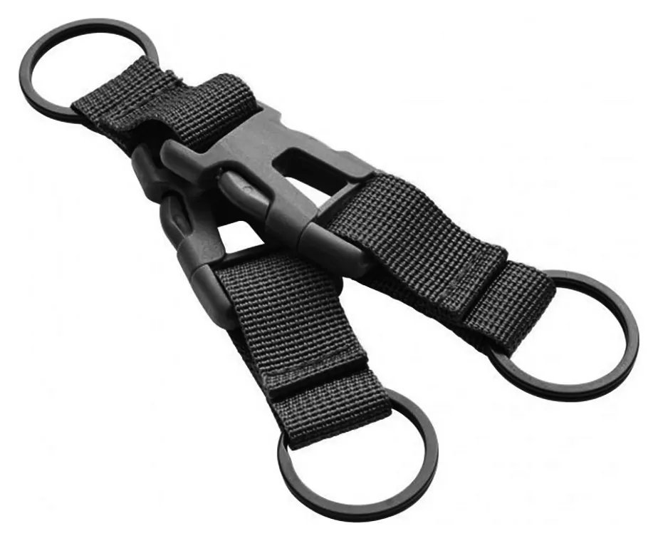 Munkees 3690 брелок-фастекс Detachable Key Fob black (3690-BK)
