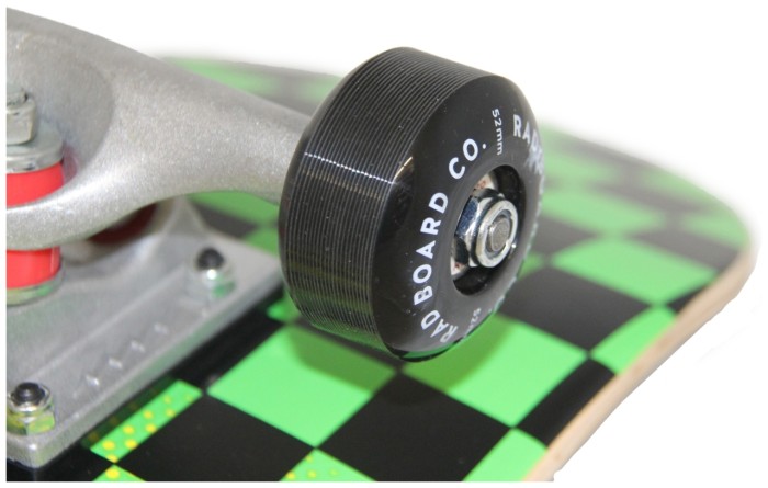 Скейтборд RAD Checkers 7,5" Rasta Fade