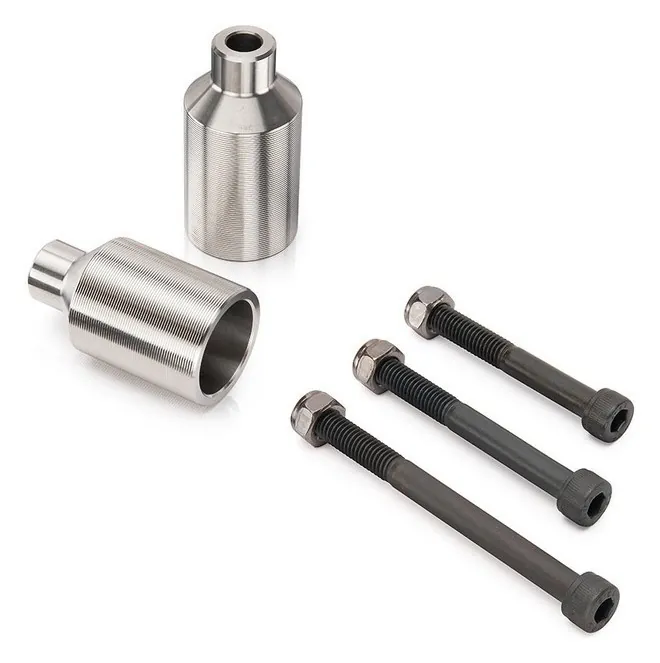 Пеги для трюкового самоката HIPE Pegs PHIPE02, silver matt