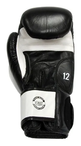 Перчатки боксерские THOR SPARRING 10oz / кожа / черно-белые