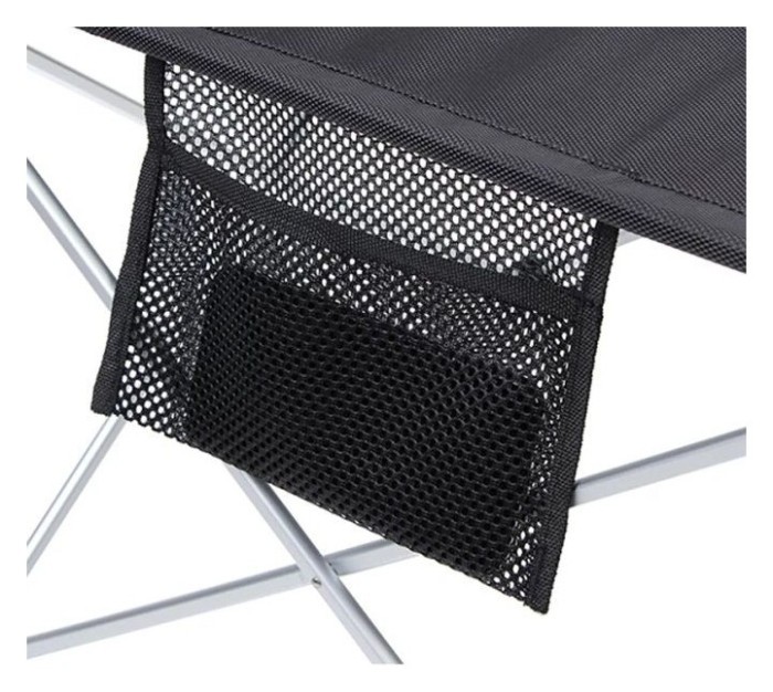 Стіл розкладний Mobi Garden Cloth table XL 75х55х52 см NX20665013 black