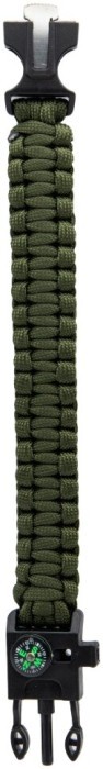 Браслет для выживания Tramp огниво/кремень, 2м паракорд green UTRA-237