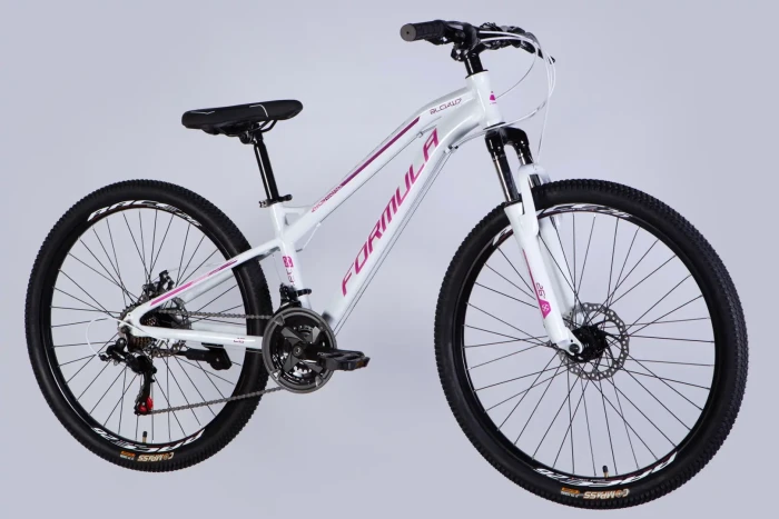 Велосипед уцінений AL 26" Formula BLACKWOOD DD FR рама-13" біло-рожевий 2026