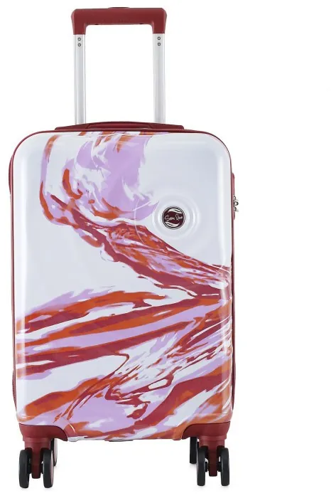 Валіза Semi Line 20" (S) White/Red Print (T5654-1)